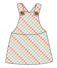 Load image into Gallery viewer, Rad Scribble Checks Skirt-Alls