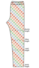 Load image into Gallery viewer, Rad Scribble Checks Basic Leggings