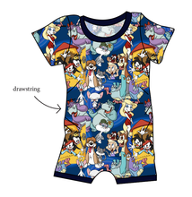 Load image into Gallery viewer, Cartoon Crew Grow With Me Pants And Shorts Romper