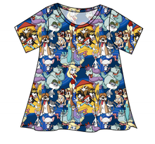 Load image into Gallery viewer, Cartoon Crew Ladies' Swing Tee
