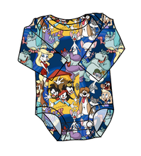 Load image into Gallery viewer, Cartoon Crew Lap Neck Bodysuit