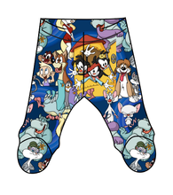 Load image into Gallery viewer, Cartoon Crew Newborn Footed Pants