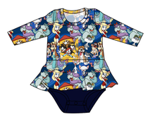 Load image into Gallery viewer, Cartoon Crew Peplum Top