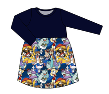 Load image into Gallery viewer, Cartoon Crew Play Dress