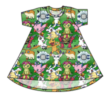 Load image into Gallery viewer, Digital Friends Basic T-Shirt Dress