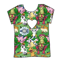 Load image into Gallery viewer, Digital Friends Cambria Heart Back Tee