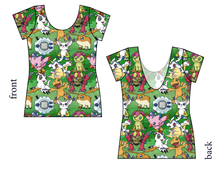 Load image into Gallery viewer, Digital Friends Ladies' Low Back Ballerina Tee