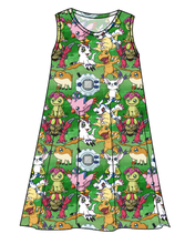 Load image into Gallery viewer, Digital Friends Ladies' Swing Dress
