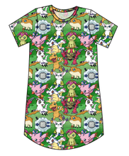 Load image into Gallery viewer, Digital Friends Ladies' T-Shirt Dress