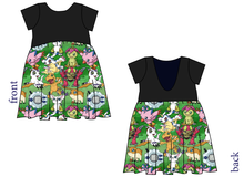Load image into Gallery viewer, Digital Friends Low Back Dress