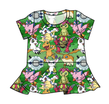 Load image into Gallery viewer, Digital Friends Peplum Top