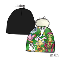 Load image into Gallery viewer, Digital Friends Slouchy Beanie (Reversible!)
