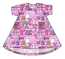 Load image into Gallery viewer, Girl World Basic T-Shirt Dress