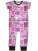 Load image into Gallery viewer, Girl World Bennett Pants and Shorts Length T-Shirt Romper
