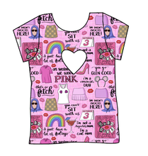 Load image into Gallery viewer, Girl World Cambria Heart Back Tee