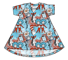 Load image into Gallery viewer, Mischief In A Hat Basic T-Shirt Dress