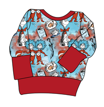 Load image into Gallery viewer, Mischief In A Hat Grow With Me Hoodie (or Crewneck)