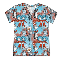Load image into Gallery viewer, Mischief In A Hat Ladies' Slouchy V-Neck Tee