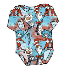Load image into Gallery viewer, Mischief In A Hat Lap Neck Bodysuit