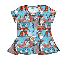 Load image into Gallery viewer, Mischief In A Hat Peplum Top