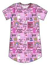 Load image into Gallery viewer, Girl World Ladies' T-Shirt Dress