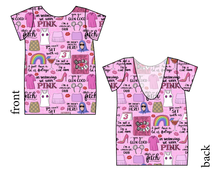 Load image into Gallery viewer, Girl World Low Back Ballerina Tee