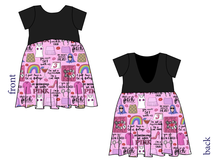 Load image into Gallery viewer, Girl World Low Back Dress