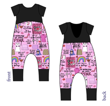 Load image into Gallery viewer, Girl World Low Back Romper and Bubble Romper