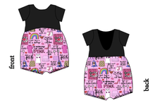 Load image into Gallery viewer, Girl World Low Back Romper and Bubble Romper
