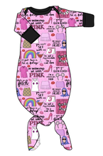 Load image into Gallery viewer, Girl World Newborn Knotted Gown