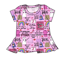Load image into Gallery viewer, Girl World Peplum Top