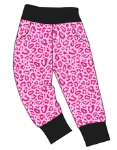 Load image into Gallery viewer, Pink Glitter Leopard Mens' Joggers and Jogger Shorts