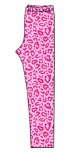 Load image into Gallery viewer, Pink Glitter Leopard Ladies' Lounge Leggings