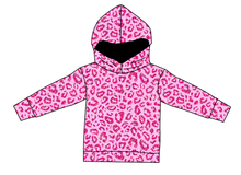 Load image into Gallery viewer, Pink Glitter Leopard Oversized Hoodie
