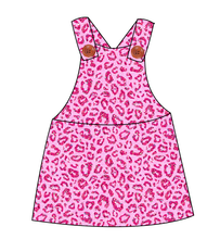 Load image into Gallery viewer, Pink Glitter Leopard Skirt-Alls