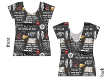 Load image into Gallery viewer, Hunter Brothers Ladies' Low Back Ballerina Tee