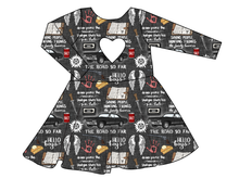 Load image into Gallery viewer, Hunter Brothers Molly Heart Back Twirly Dress
