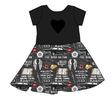 Load image into Gallery viewer, Hunter Brothers Molly Heart Back Twirly Dress