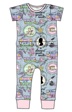 Load image into Gallery viewer, Regency Era Bennett Pants and Shorts Length T-Shirt Romper