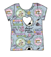 Load image into Gallery viewer, Regency Era Cambria Heart Back Tee
