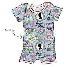 Load image into Gallery viewer, Regency Era Grow With Me Pants And Shorts Romper