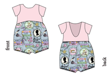 Load image into Gallery viewer, Regency Era Low Back Romper and Bubble Romper