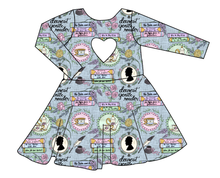 Load image into Gallery viewer, Regency Era Molly Heart Back Twirly Dress