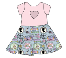 Load image into Gallery viewer, Regency Era Molly Heart Back Twirly Dress
