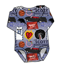 Load image into Gallery viewer, The Ravens Lap Neck Bodysuit