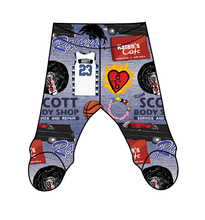 Load image into Gallery viewer, The Ravens Newborn Footed Pants