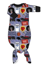 Load image into Gallery viewer, The Ravens Newborn Knotted Gown