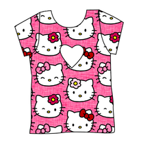 Load image into Gallery viewer, Purrfect Friends Cambria Heart Back Tee