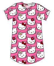 Load image into Gallery viewer, Purrfect Friends Ladies' T-Shirt Dress