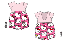 Load image into Gallery viewer, Purrfect Friends Low Back Romper and Bubble Romper